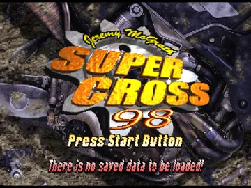 Jeremy McGrath Supercross 98 (EU) screen shot title